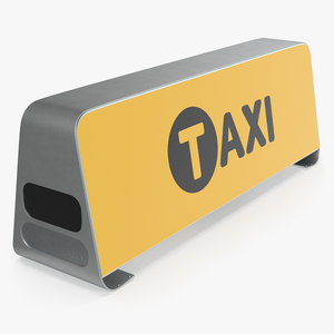 Taxi Sign 3D model