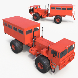 3D model Antarctica Delta Vehicle Rigged for Cinema 4D