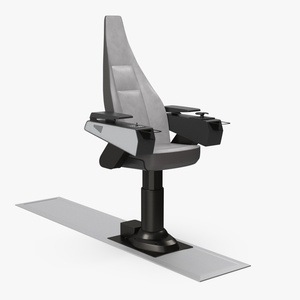 3D Ship Captain Chair model