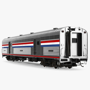 3D model Heritage Baggage Car