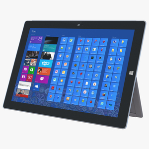 3D Microsoft Surface 3 Tablet