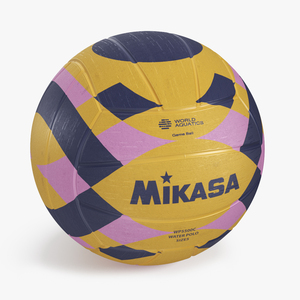 3D Water Polo Ball Mikasa Multicolor model