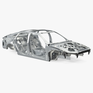 Car Body on Frame 3D