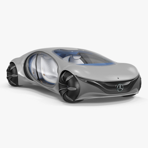 3D model AVTR Mercedes Vision Light Off