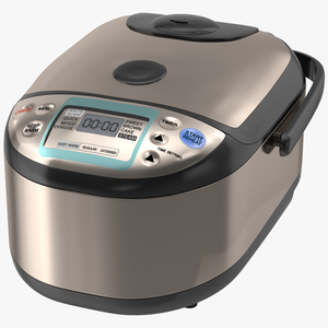 3D model Pressure Rice Cooker Gray