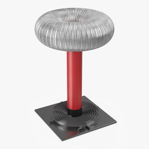 3D Tesla Coil with Stand