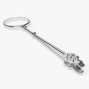 3D Vintage Silver Ring Cigarette Holder