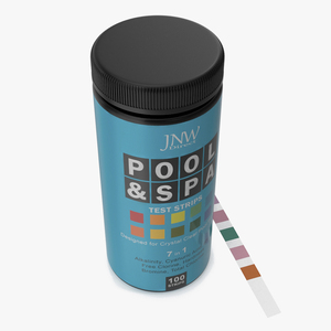 Pool and Spa Test Strips Jar JNV Direct 3D model