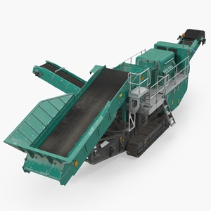 3D Cone Crusher Machine Dirty