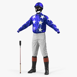 3D model Horse Jockey Costume