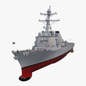 3D Arleigh Burke Destroyer OKane DDG 77