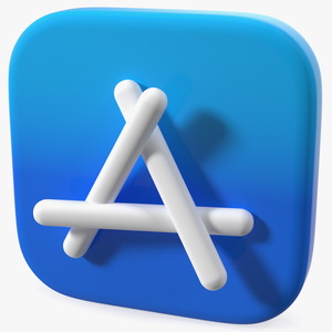 App Store Icon 3D model