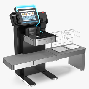 3D model Toshiba Self Checkout System 7