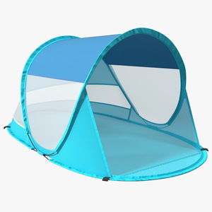 Pop Up Beach Tent 3D