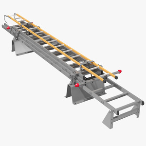 3D Folded Fire Ladder model