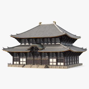 3D Asian Pagoda Building