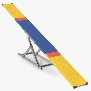 3D Dog Agility Seesaw model