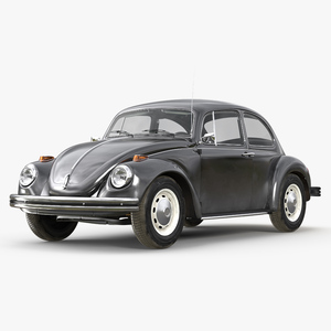 3D model Vintage Volkswagen Beetle