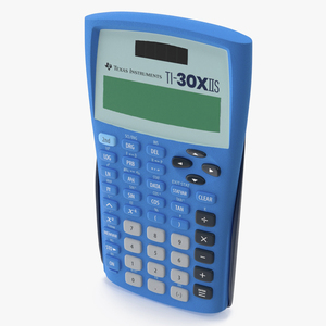 Scientific Calculator Blue Switched OFF 3D model