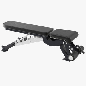 3D Adjustable Bench Press Black model