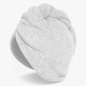 3D Head Towel White Color Fur
