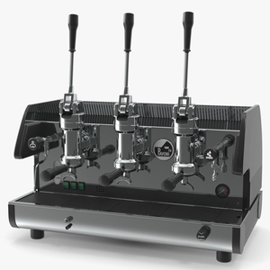 La Pavoni Commercial Espresso Machine BAR T 3L Black 3D