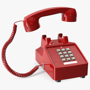 Bittel Vintage Retro Telephone Off Hook 3D model