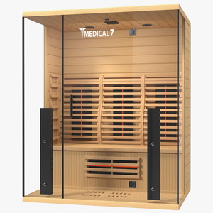 Medical 7 Ultra Full Spectrum Infrared Sauna 3D model