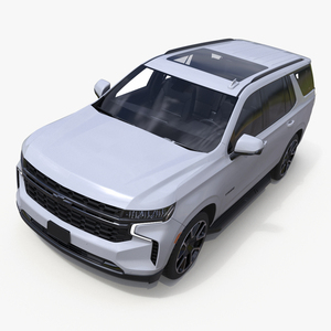 3D model 2024 Chevrolet Tahoe SUV White