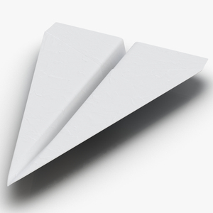 3D Paper Plane 6 model