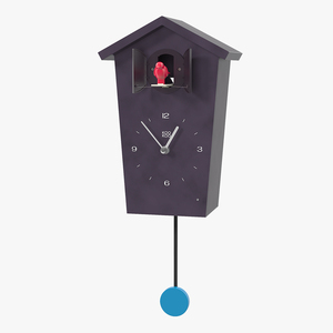 3D Cuckoo Clock Black model