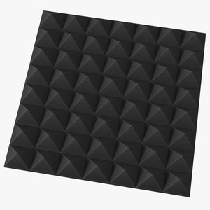 3D Sound Proofing Panel Black