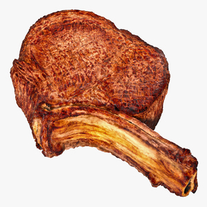 3D model Beef Ribeye Steak Bone In