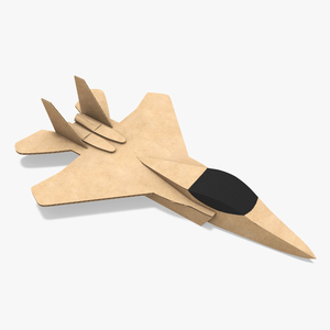 3D Cardboard Jet Fighter