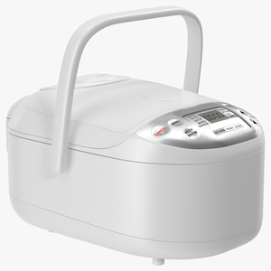 Rice Cooker White 3D