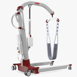 Patient Lift Molift Mover 205 with FlexiStrap Rigged 3D