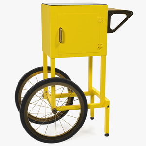 3D model Popcorn Cart Generic