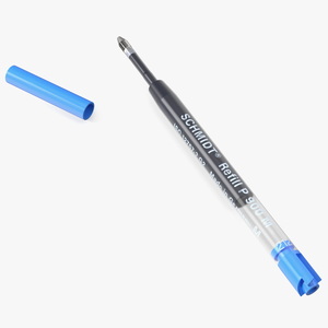 3D Blue Schmidt P900 Ballpoint Pen Refill model