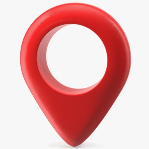 3D model Red Map Pointer