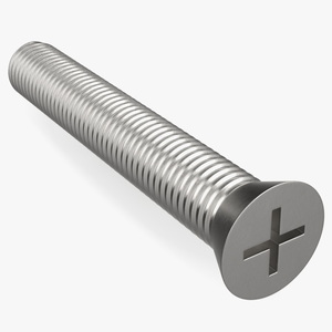 3D Machine Screw model