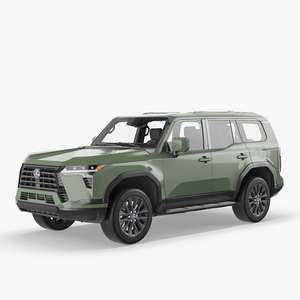 3D Lexus GX 550 SUV Nori Green Pearl model