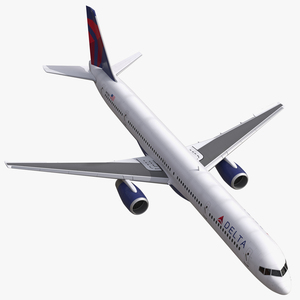 Boeing 757 300 Delta Air Lines Rigged 3D