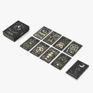 3D Luna Somnia Tarot Cards model