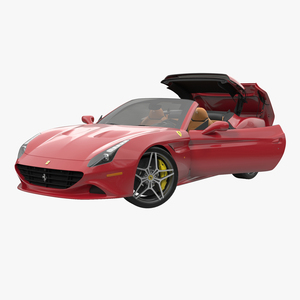 Ferrari California T 2015 Rigged 3D