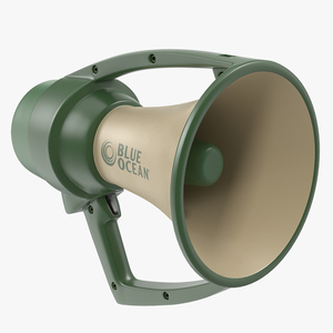 Blue Ocean Rugged Megaphone 3D