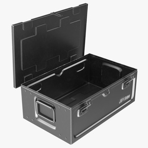 3D Military Weapon Crate Open