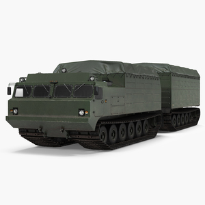 Articulated Tracked Vehicle Vityaz DT 30 ATV 3D model