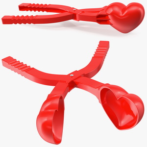 Heart Shaped Snowball Maker Tool 3D