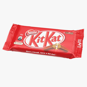 3D model KitKat Chocolate Bar