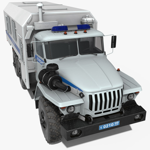 URAL 4320 Police Vehicle 3D model